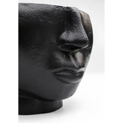 KARE Design Vases|Vase Half Face Noir 23Cm