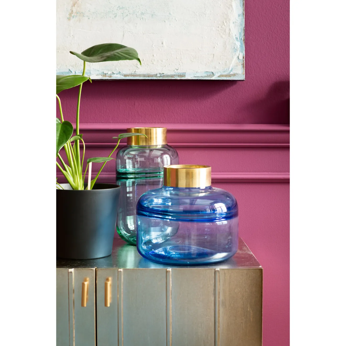 KARE Design Vases|Vase Positano Belly Vert 28Cm