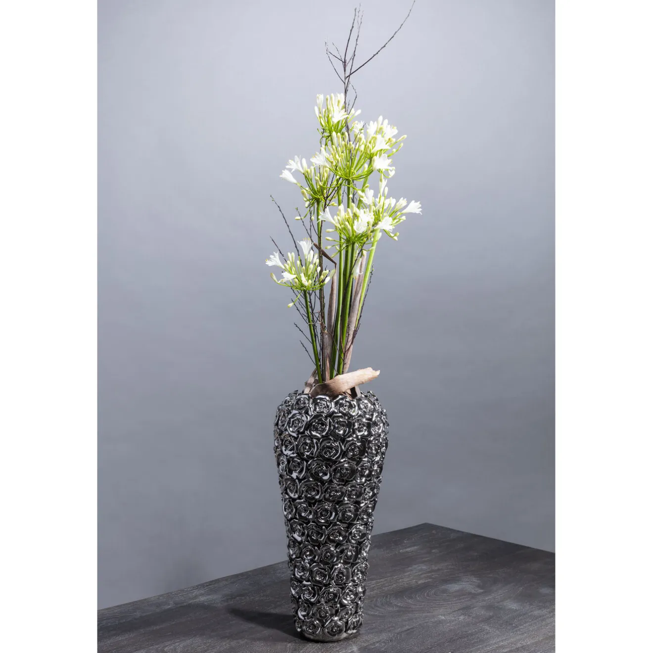 KARE Design Vases|Vase Rose Multi Chrome Gm