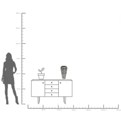 KARE Design Vases|Vase Rose Multi Chrome Gm