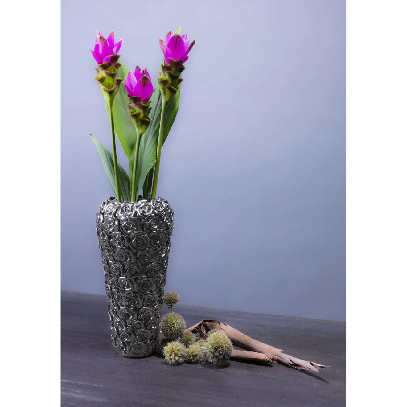 KARE Design Vases|Vase Rose Multi Chrome Pm