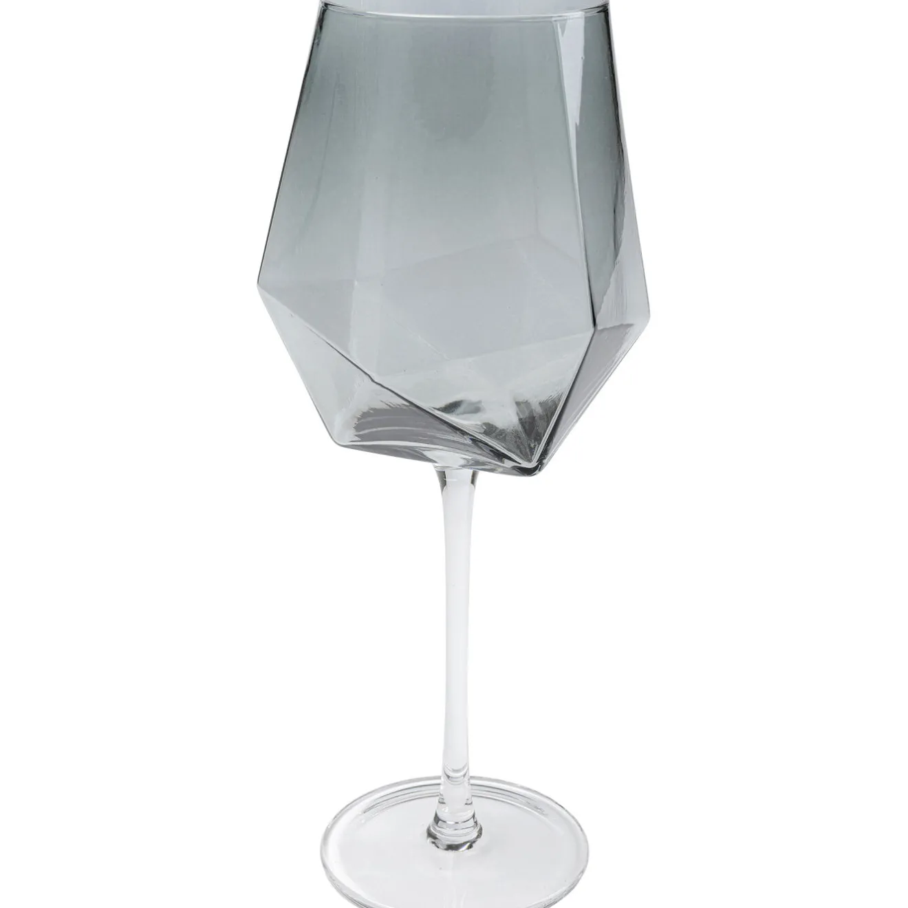 KARE Design Verres|Verre A Vin Diamond Smoke