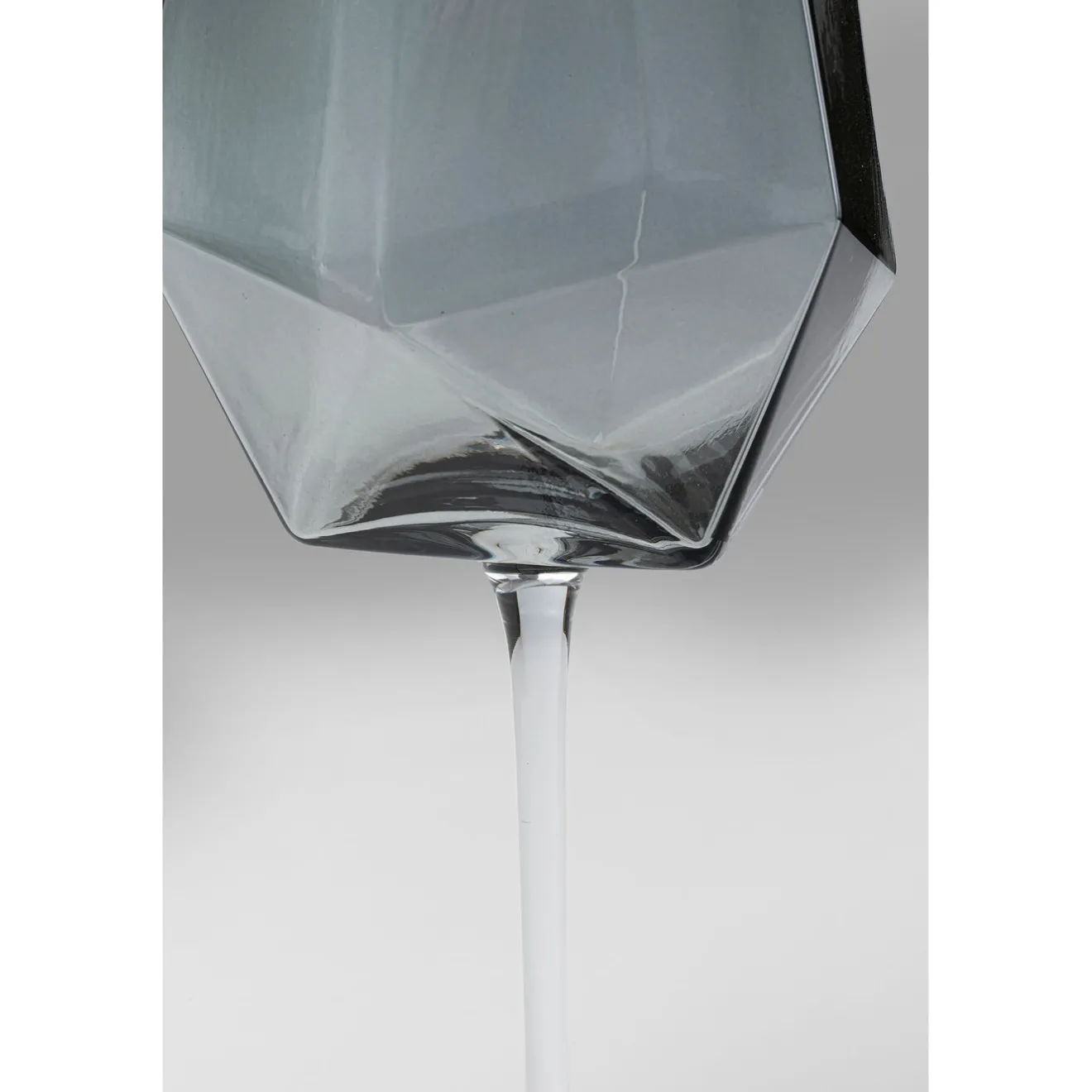 KARE Design Verres|Verre A Vin Diamond Smoke