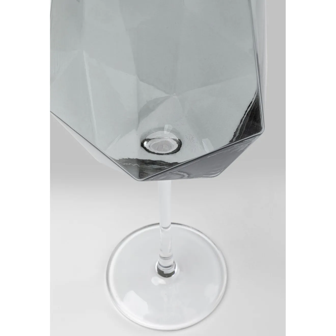 KARE Design Verres|Verre A Vin Diamond Smoke