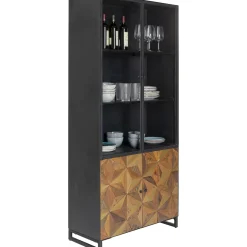 KARE Design Vitrines|Vitrine Illusion Dore 90X180Cm